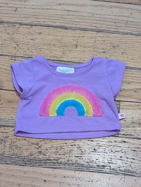 4/$20 GUC Build A Bear Rainbow Tshirt *F3